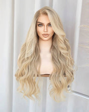Load image into Gallery viewer, BLONDE HUMAN HAIR WIG - LACEY 18 INCH