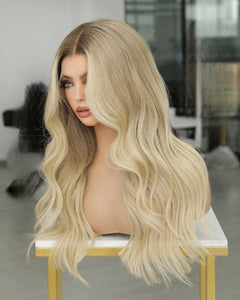 OMBRE BLONDE HUMAN HAIR WIG - MIYA