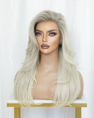 OMBRE BLONDE HUMAN HAIR WIG 18 