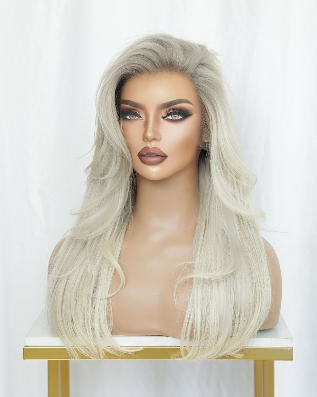 OMBRE BLONDE HUMAN HAIR WIG - ASTI