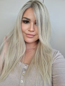 OMBRE BLONDE HUMAN HAIR WIG - ASTI