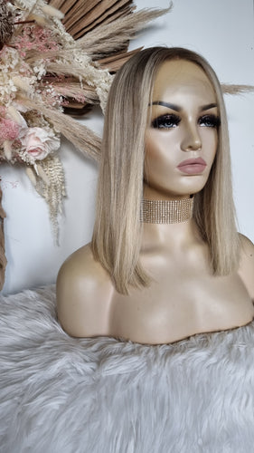 OMBRE BLONDE HUMAN HAIR WIG 14 