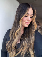 Load image into Gallery viewer, DARK BALAYAGE HUMAN HAIR WIG 22&quot; - KEIRA