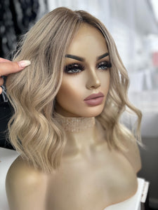 OMBRE BLONDE HUMAN HAIR WIG 14” LILAH