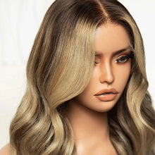 Load image into Gallery viewer, BRONDE MONEY PIECE HUMAN HAIR WIG - SUMMER 18 INCH