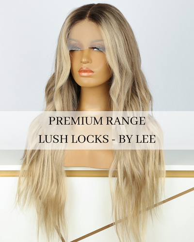 OMBRE BEIGE BLONDE HUMAN HAIR WIG 24 