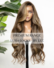 Load image into Gallery viewer, BALAYAGE BROWN HUMAN HAIR WIG 26&quot; - LAYLA