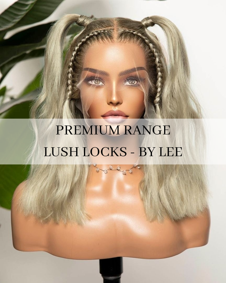 OMBRE ASH BLONDE HUMAN HAIR WIG 14 