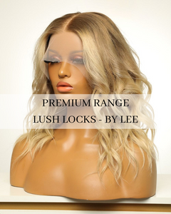 OMBRE BLONDE HUMAN HAIR WIG 14 " - ESTHER